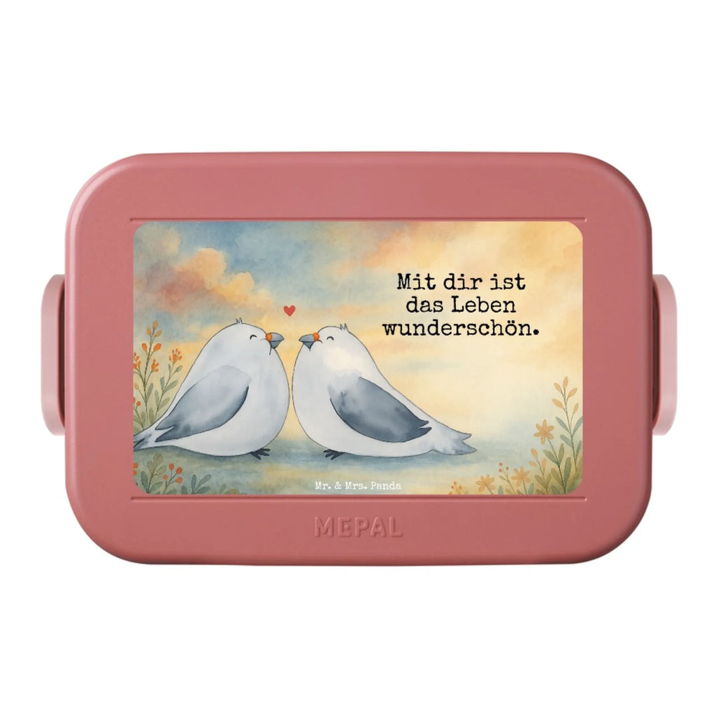 MEPAL Bentobox Turteltauben Liebe Design Brotdose, Bentobox, Lunchbox, Liebe, Partner, Freund, Freundin, Ehemann, Ehefrau, Heiraten, Verlobung, Heiratsantrag, Liebesgeschenk, Jahrestag, Hocheitstag, Verheiratet, Verliebt, Liebesbeweis, Hochzeitstag, Tauben, Turteltauben, Geschenk Freundin, Geschenk Hochzeit, Geschenk Freund, Turteltäubchen, Verlobt
