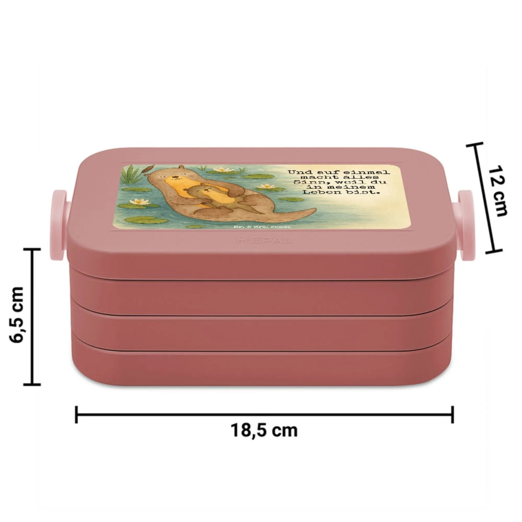 MEPAL Bentobox Otter Kind Design Brotdose, Bentobox, Lunchbox, Otter, Fischotter, Seeotter, Otter Seeotter See Otter