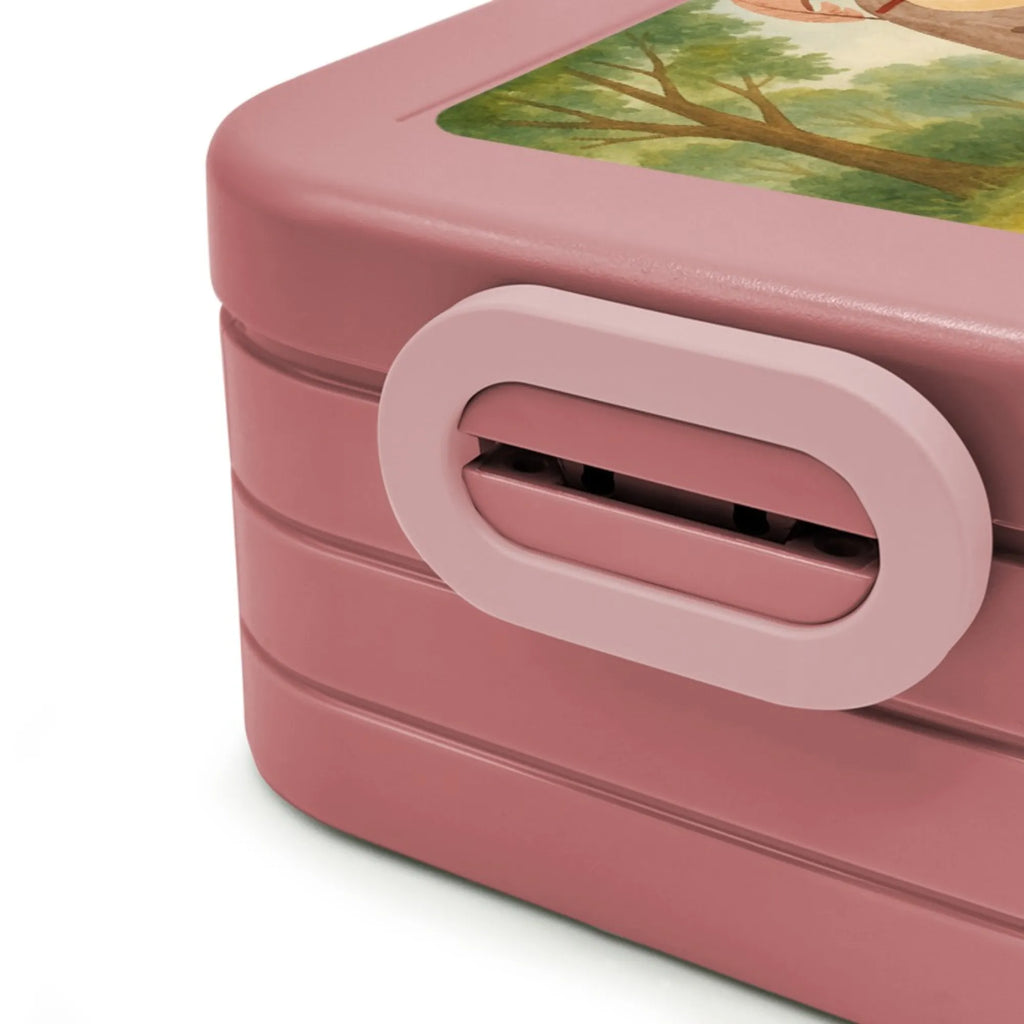 MEPAL Bentobox Eule Federschmuck Design Bentobox, Lunchbox, Brotdose, Eule, Reisespruch, Das Leben ist ein Abenteuer, Owl, Eule Deko, Dekoration, Federschmuck