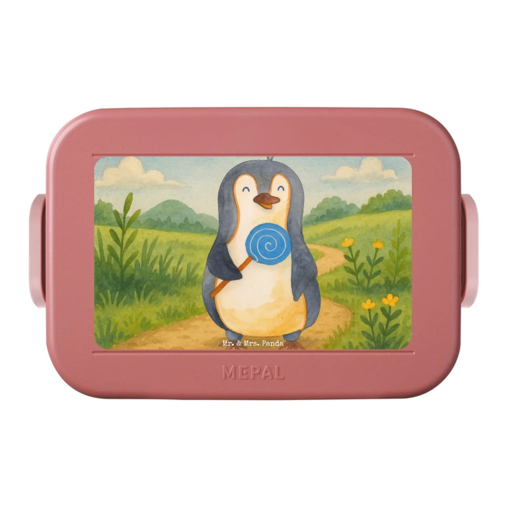MEPAL Bentobox Pinguin Lolli Design Brotdose, Lunchbox, Bentobox, Pinguin, Lolli, Rebell, Süßigkeiten, Blödsinn, Ganove, Gauner, Rabauke, Spruch, Pinguine