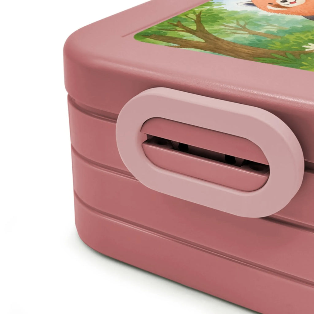 MEPAL Bentobox Roter Panda Design Lunchbox, Bentobox, Brotdose, Tiermotive, Gute Laune, lustige Sprüche, Tiere, Herz, Lieblingsmensch, Liebe, Panda, Rot, Liebling