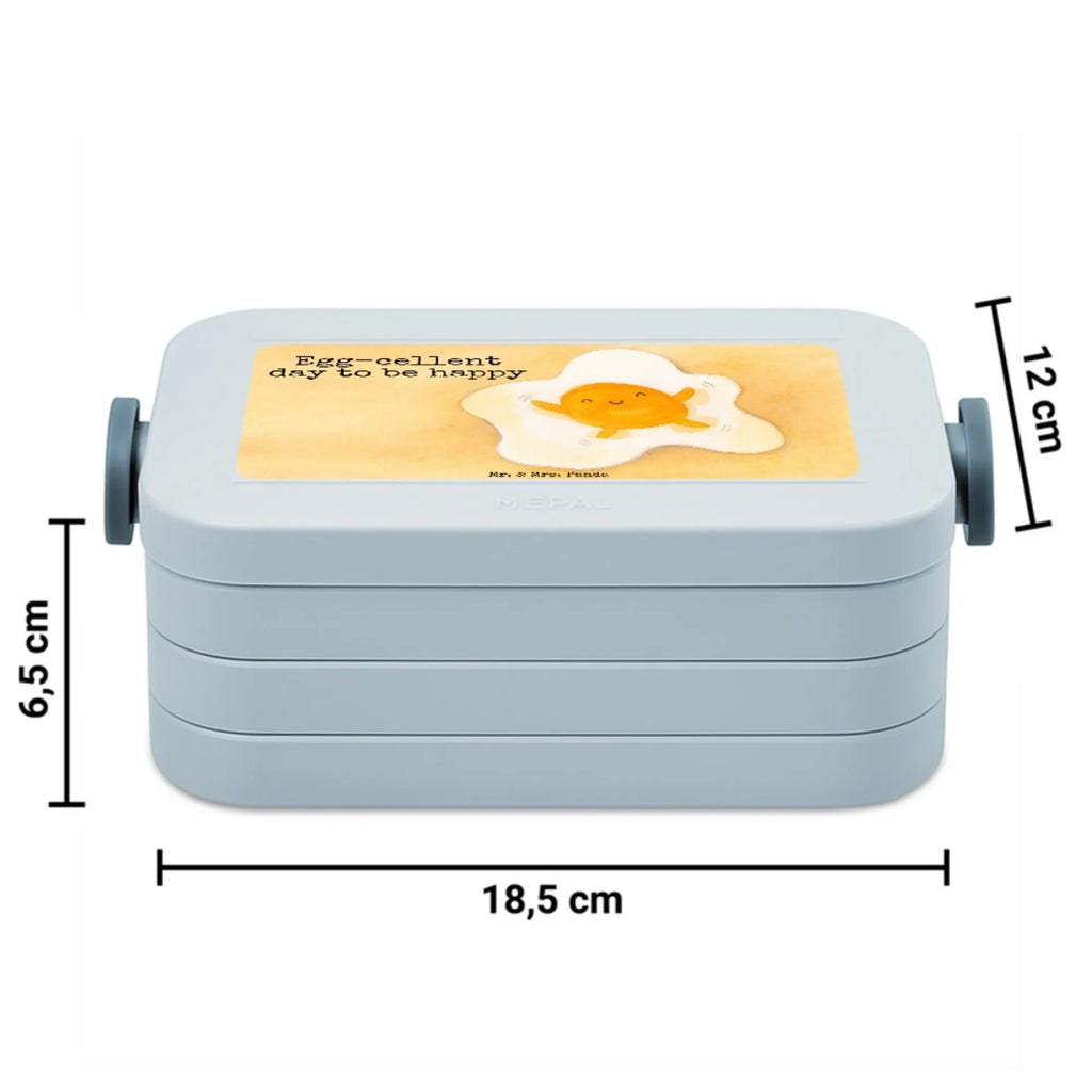 MEPAL Bentobox Spiegelei Ei Design Lunchbox, Bentobox, Brotdose, Tiermotive, Gute Laune, lustige Sprüche, Tiere, Ei, Glücklich, Tag, Spiegelei, Schön, Liebe