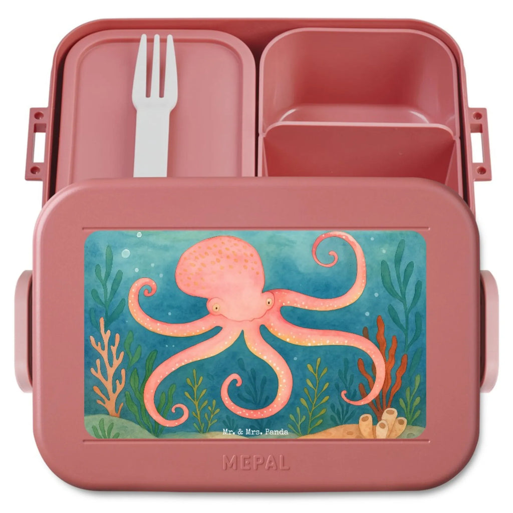 MEPAL Bentobox Tintenfisch Design Lunchbox, Bentobox, Brotdose, Tiermotive, Gute Laune, lustige Sprüche, Tiere, Meer, Wasser, Tintenfisch, Meerestier, Arme, Krake, Ozean