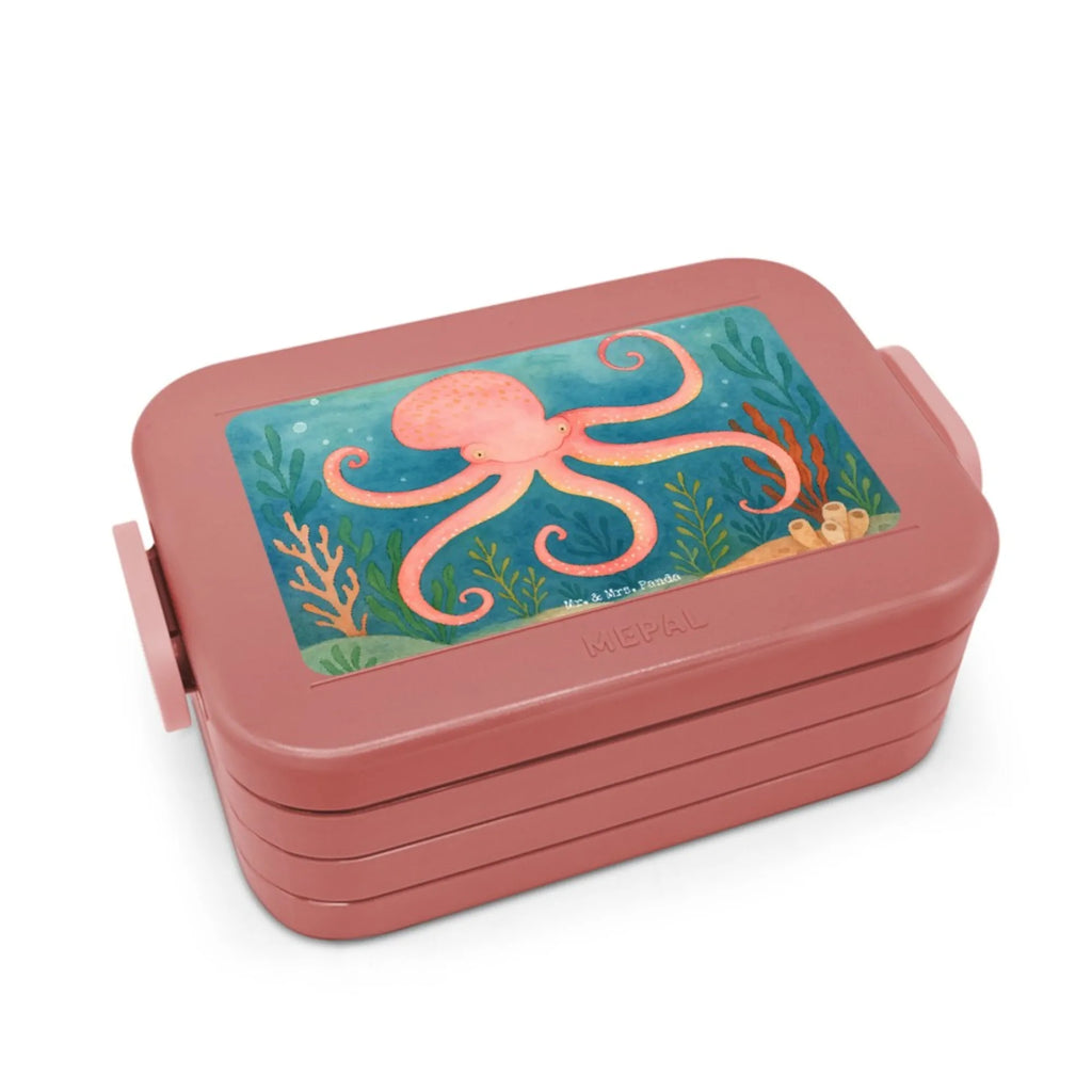 MEPAL Bentobox Tintenfisch Design Lunchbox, Bentobox, Brotdose, Tiermotive, Gute Laune, lustige Sprüche, Tiere, Meer, Wasser, Tintenfisch, Meerestier, Arme, Krake, Ozean