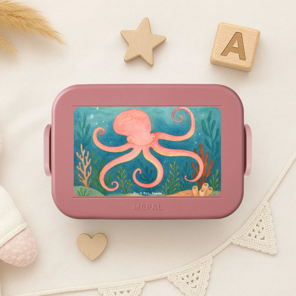 MEPAL Bentobox Tintenfisch Design Lunchbox, Bentobox, Brotdose, Tiermotive, Gute Laune, lustige Sprüche, Tiere, Meer, Wasser, Tintenfisch, Meerestier, Arme, Krake, Ozean