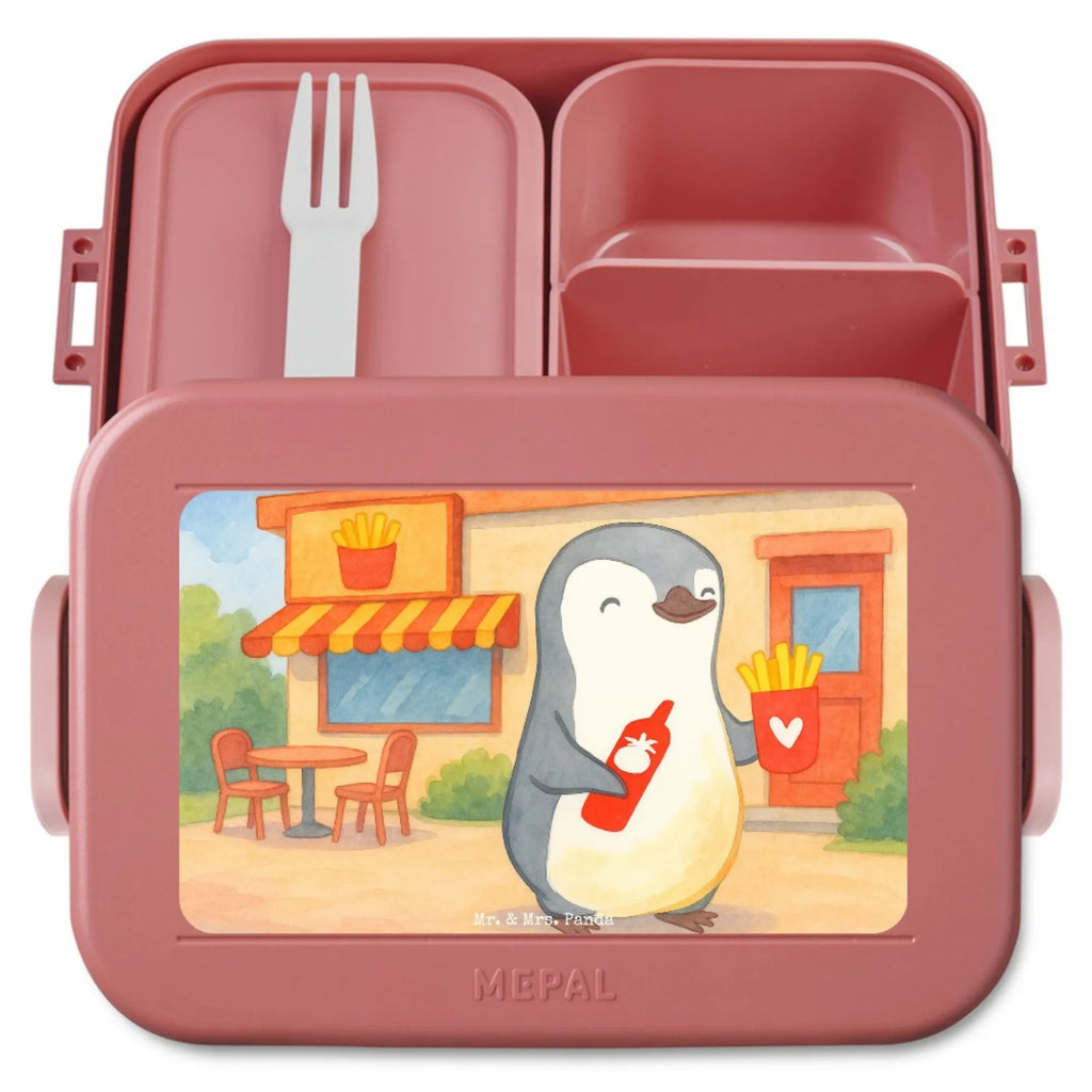 MEPAL Bentobox Pinguin Pommes Design Bentobox, Brotdose, Lunchbox, Liebe, Partner, Freund, Freundin, Ehemann, Ehefrau, Heiraten, Verlobung, Heiratsantrag, Liebesgeschenk, Jahrestag, Hocheitstag, Hochzeitstag, Geschenk für Partner, Geschenk für Frauen, für Männer, Geschenk für Freundin, für Ehemann, Valentinstag, Liebesbeweis, Mitbringsel