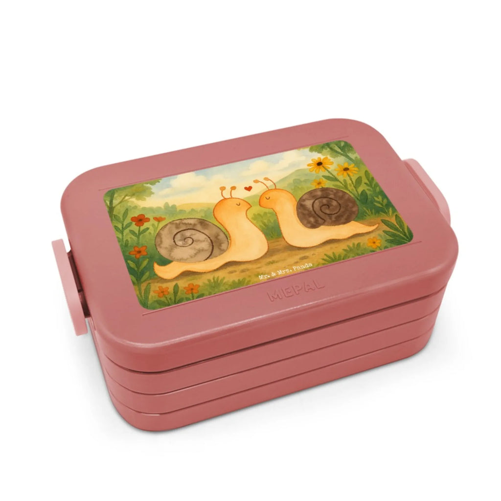 MEPAL Bentobox Schnecken Liebe Design Lunchbox, Brotdose, Bentobox, Liebe, Partner, Freund, Freundin, Ehemann, Ehefrau, Heiraten, Verlobung, Heiratsantrag, Liebesgeschenk, Jahrestag, Hocheitstag