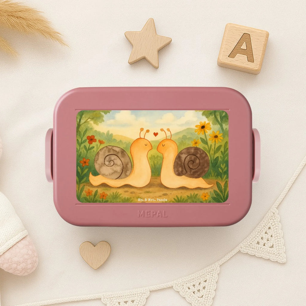 MEPAL Bentobox Schnecken Liebe Design Lunchbox, Brotdose, Bentobox, Liebe, Partner, Freund, Freundin, Ehemann, Ehefrau, Heiraten, Verlobung, Heiratsantrag, Liebesgeschenk, Jahrestag, Hocheitstag