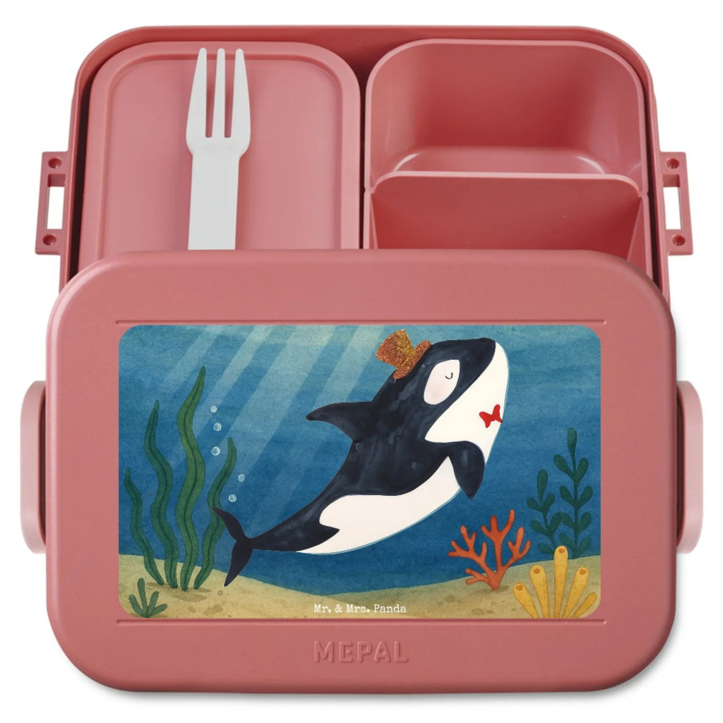 MEPAL Bentobox Orca Zylinder Design Brotdose, Lunchbox, Bentobox, Meerestiere, Meer, Urlaub, Glückwunsch, Glitter, Feier, Orca, Konfetti, Glitzer, Geburtstag, Fest, Fete, Narwal