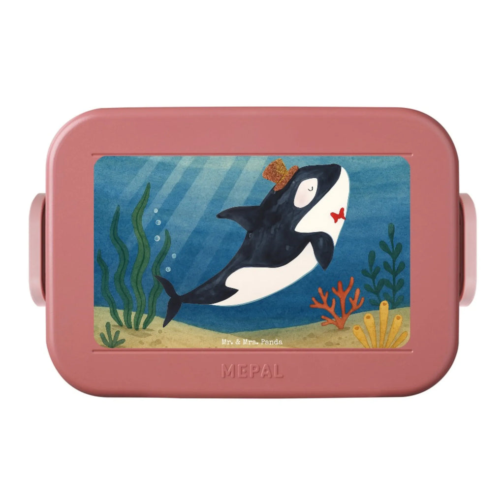 MEPAL Bentobox Orca Zylinder Design Brotdose, Lunchbox, Bentobox, Meerestiere, Meer, Urlaub, Glückwunsch, Glitter, Feier, Orca, Konfetti, Glitzer, Geburtstag, Fest, Fete, Narwal