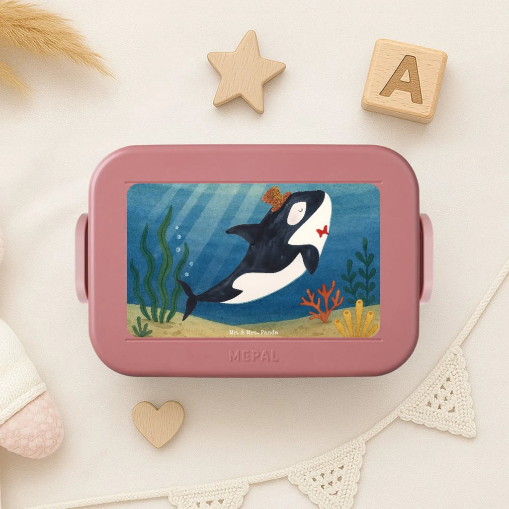 MEPAL Bentobox Orca Zylinder Design Brotdose, Lunchbox, Bentobox, Meerestiere, Meer, Urlaub, Glückwunsch, Glitter, Feier, Orca, Konfetti, Glitzer, Geburtstag, Fest, Fete, Narwal