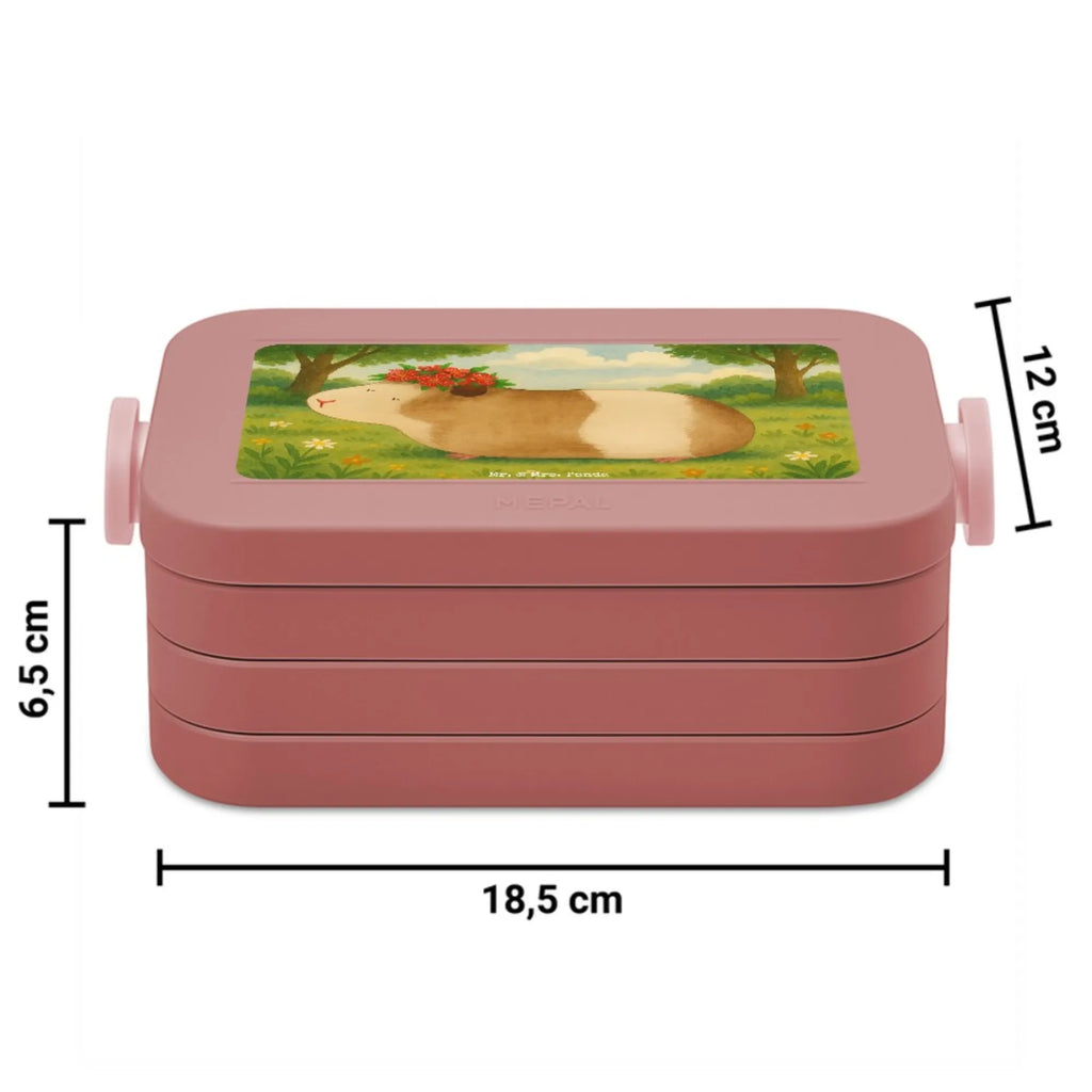 MEPAL Bentobox Meerschweinchen Weisheit Design Bentobox, Brotdose, Lunchbox, Tiermotive, Gute Laune, lustige Sprüche, Tiere, Meerie, Realität, Meeries, Motivation, Wunder, Meerschweinchen, Weisheit, Blumenkind, Wunderland, Spruch