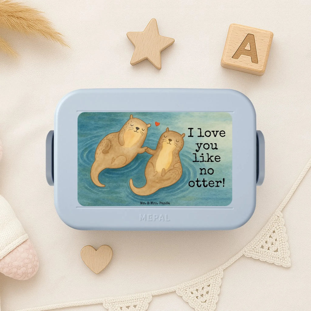 MEPAL Bentobox Otter Hände halten Design Brotdose, Lunchbox, Bentobox, Otter, Fischotter, Seeotter, Otter Seeotter See Otter
