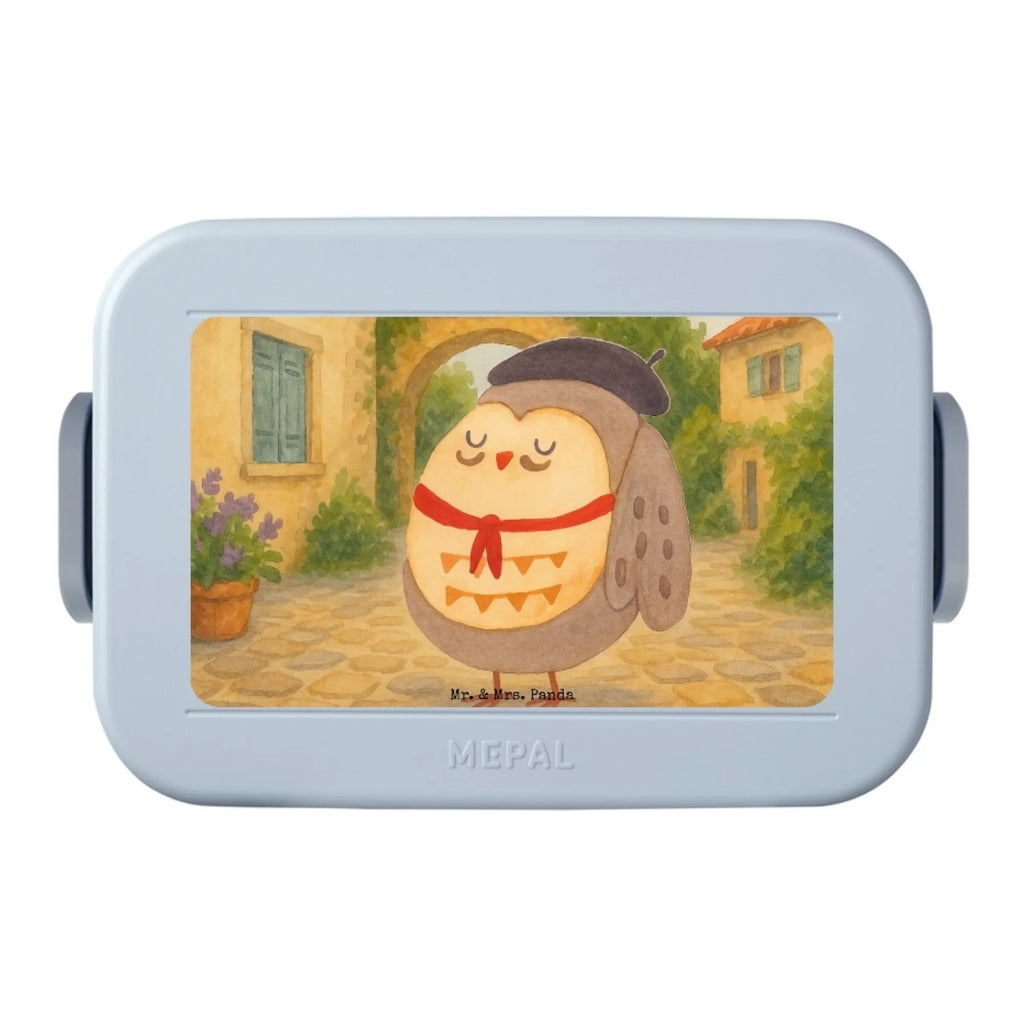 MEPAL Bentobox Eule Frankreich Design Lunchbox, Brotdose, Bentobox, Eule, das Leben ist schön, Owl, Spruch Französisch, hibou, Spruch schön, Frankreich, La vie est belle, Eulen, Eule Deko