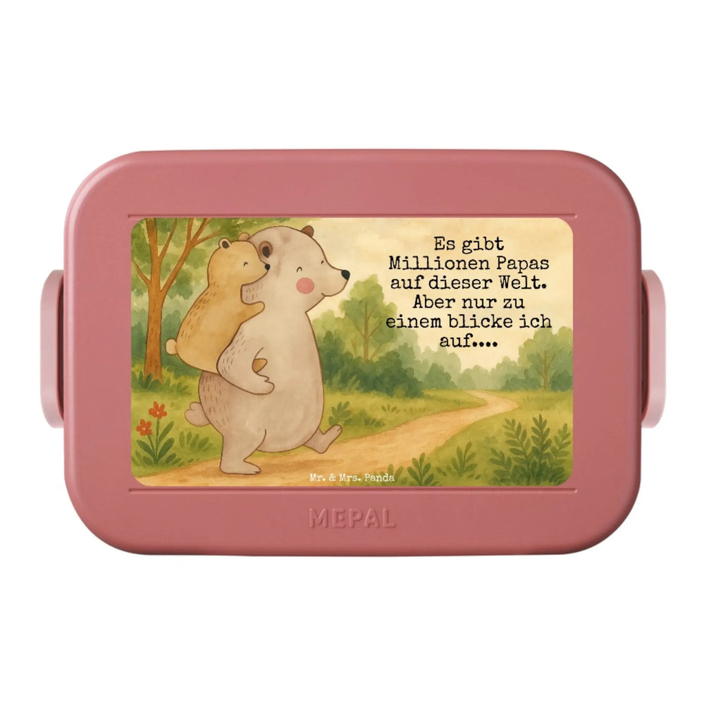 MEPAL Bentobox Papa Bär Design Lunchbox, Brotdose, Bentobox, Familie, Vatertag, Muttertag, Bruder, Schwester, Mama, Papa, Oma, Opa, Onkel, Papi, Geburtstag, Vati, Vater, Geschenk