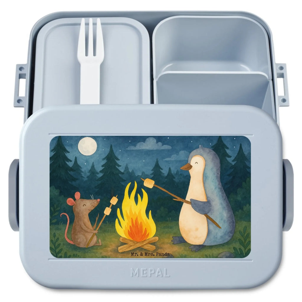 MEPAL Bentobox Pinguin Lagerfeuer Design Brotdose, Bentobox, Lunchbox, Pinguin, Lagerfeuer, Motivation, Leben, Maus, Lebensspruch, Büroalltag, Marshmallows, grillen, Neustart, Büro, Pinguine, Feuer, Liebe, Job, Arbeit, Lebensmotivation