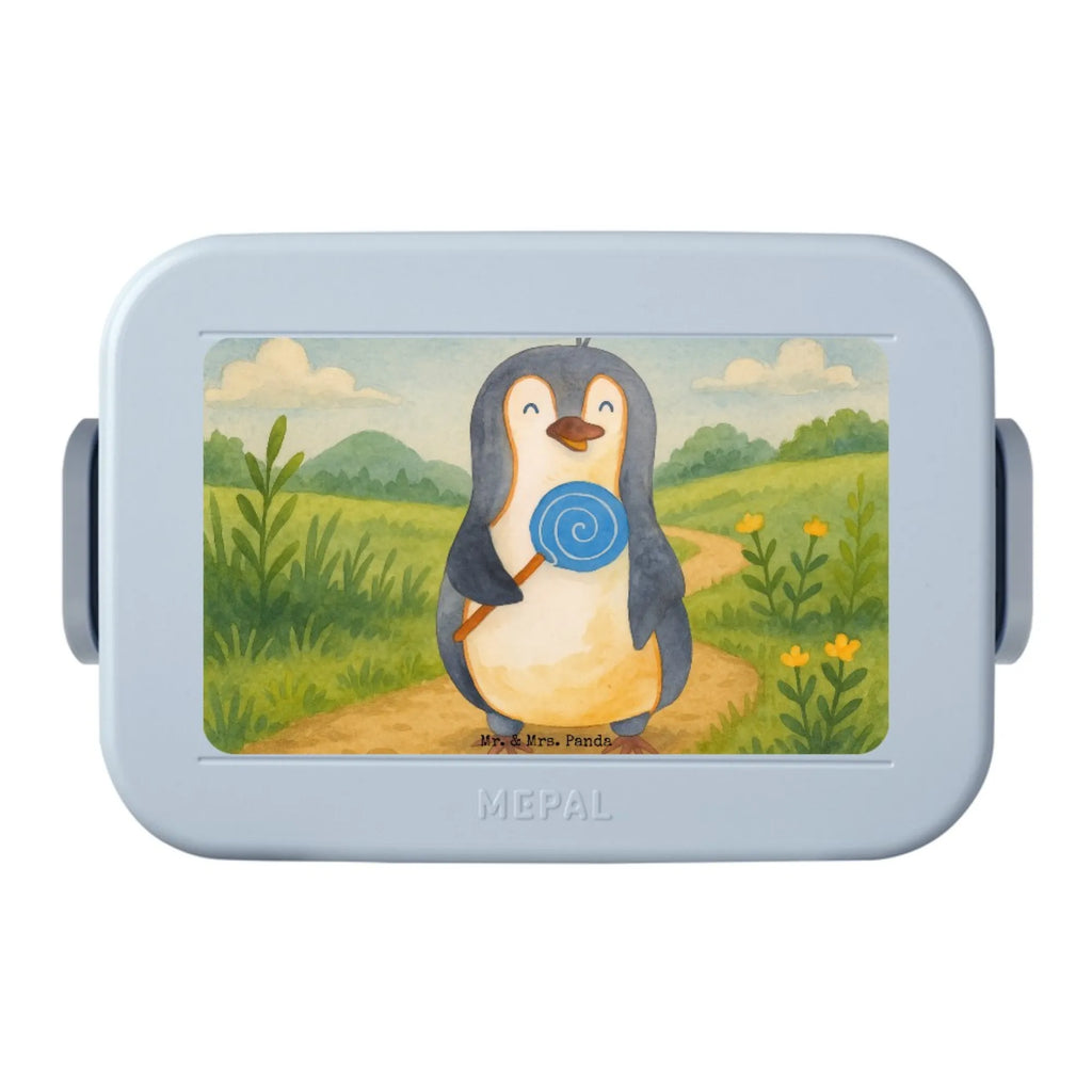 MEPAL Bentobox Pinguin Lolli Design Brotdose, Lunchbox, Bentobox, Pinguin, Lolli, Rebell, Süßigkeiten, Blödsinn, Ganove, Gauner, Rabauke, Spruch, Pinguine