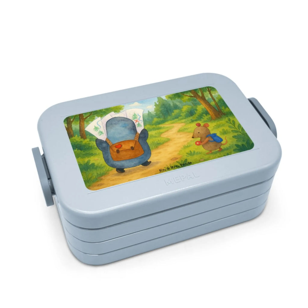 MEPAL Bentobox Pinguin & Maus Wanderer Design Bentobox, Lunchbox, Brotdose, Pinguin, Abenteuer, wandern, Pinguine, Abenteurer, Roadtrip, Wanderlust, Ausflug