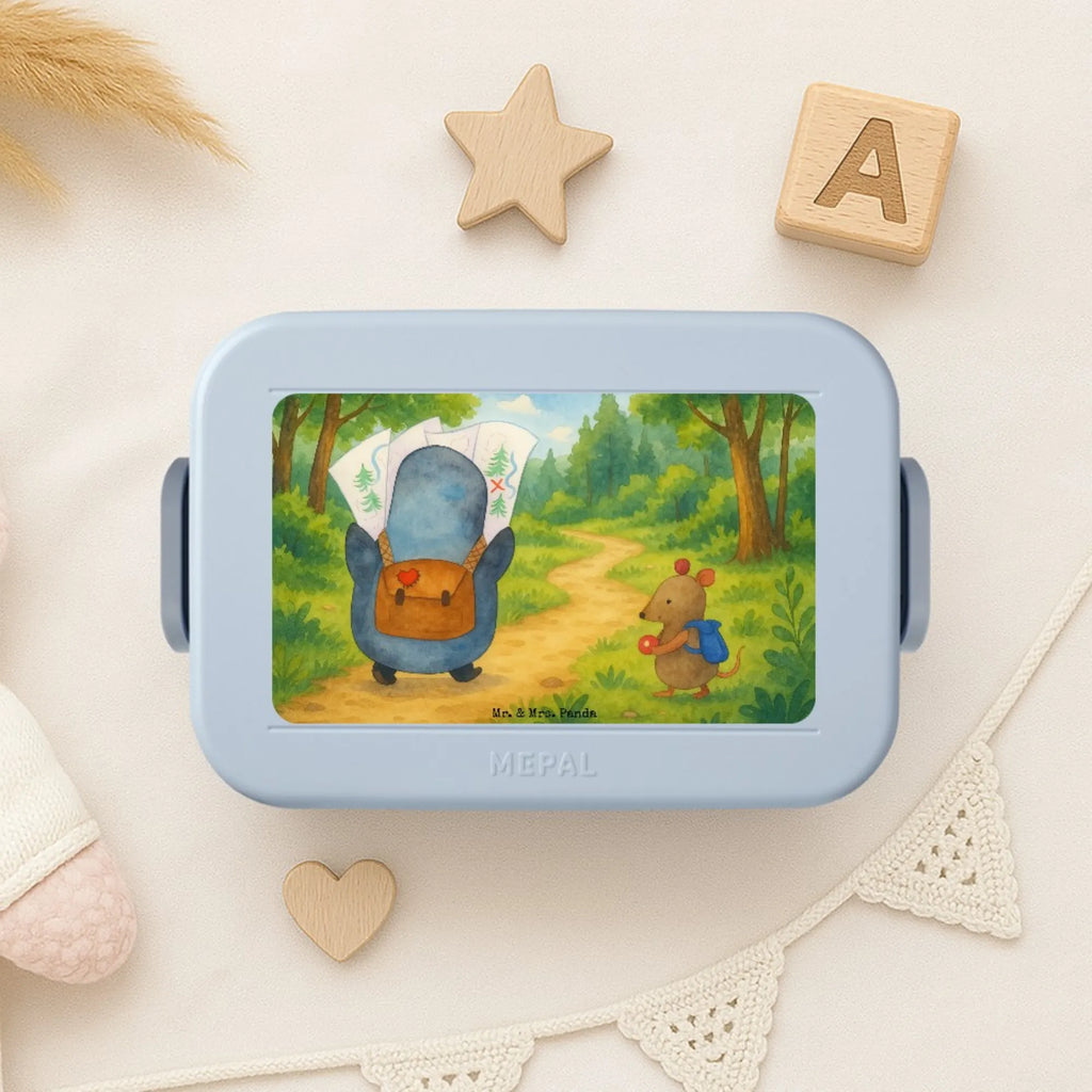 MEPAL Bentobox Pinguin & Maus Wanderer Design Bentobox, Lunchbox, Brotdose, Pinguin, Abenteuer, wandern, Pinguine, Abenteurer, Roadtrip, Wanderlust, Ausflug