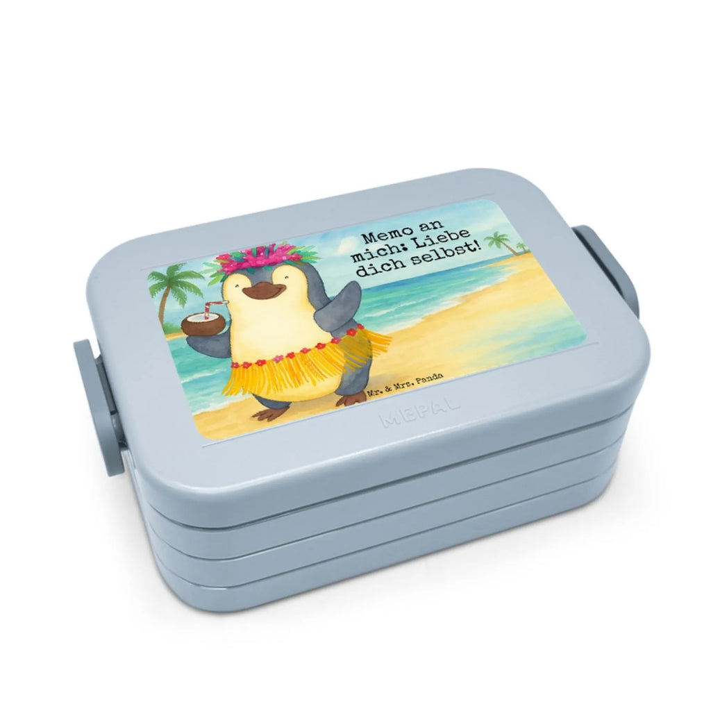 MEPAL Bentobox Pinguin Kokosnuss Design Lunchbox, Brotdose, Bentobox, Pinguin, Hawaii, Pinguine, Kokosnuss, Urlaub, Aloha