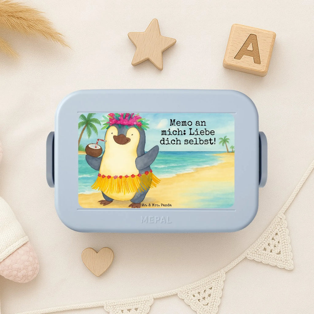 MEPAL Bentobox Pinguin Kokosnuss Design Lunchbox, Brotdose, Bentobox, Pinguin, Hawaii, Pinguine, Kokosnuss, Urlaub, Aloha