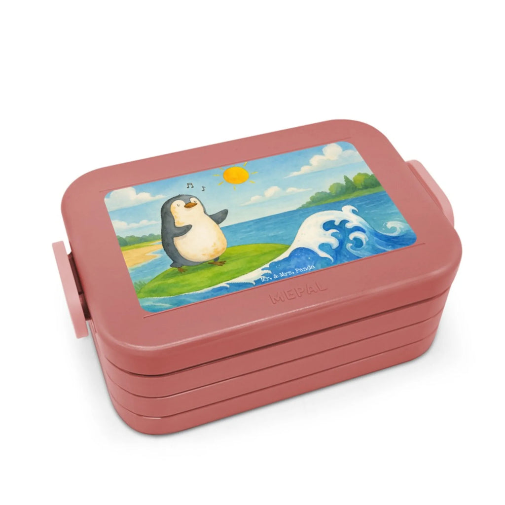 MEPAL Bentobox Pinguin Surfer Design Bentobox, Lunchbox, Brotdose, Pinguin, Portugal, Wellen, surfen, Surfer, Urlaub, Pinguine, Hawaii, Wellen reiten
