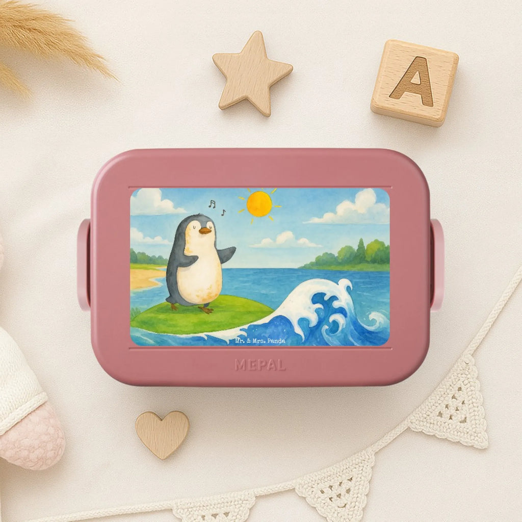 MEPAL Bentobox Pinguin Surfer Design Bentobox, Lunchbox, Brotdose, Pinguin, Portugal, Wellen, surfen, Surfer, Urlaub, Pinguine, Hawaii, Wellen reiten