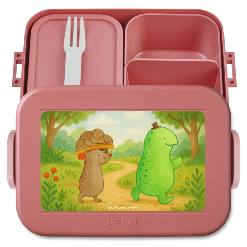MEPAL Bentobox Schildkröte Maus Design Brotdose, Bentobox, Lunchbox, Schildkröte, Freunde, beste Freundinnen, beste Freunde, Maus, Freundinnen