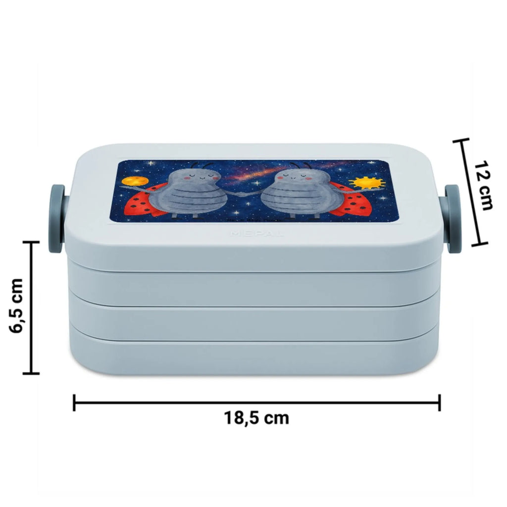 MEPAL Bentobox Sternzeichen Zwilling Design Lunchbox, Bentobox, Brotdose, Tierkreiszeichen, Sternzeichen, Horoskop, Astrologie, Aszendent, Geschenk Juni, Geburtstag Mai, Glückskäfer, Zwillinge, Zwilling Sternzeichen, Zwillingsbruder, Marienkäfer, Zwilling Geschenk, Geschenk Mai, Zwillingsschwester