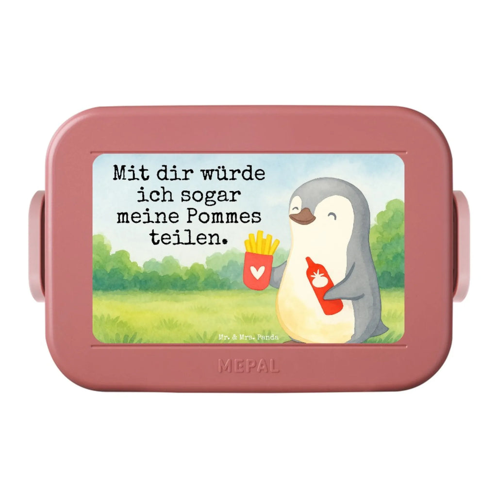 MEPAL Bentobox Pinguin Pommes Design Bentobox, Brotdose, Lunchbox, Liebe, Partner, Freund, Freundin, Ehemann, Ehefrau, Heiraten, Verlobung, Heiratsantrag, Liebesgeschenk, Jahrestag, Hocheitstag, Hochzeitstag, Geschenk für Partner, Geschenk für Frauen, für Männer, Geschenk für Freundin, für Ehemann, Valentinstag, Liebesbeweis, Mitbringsel