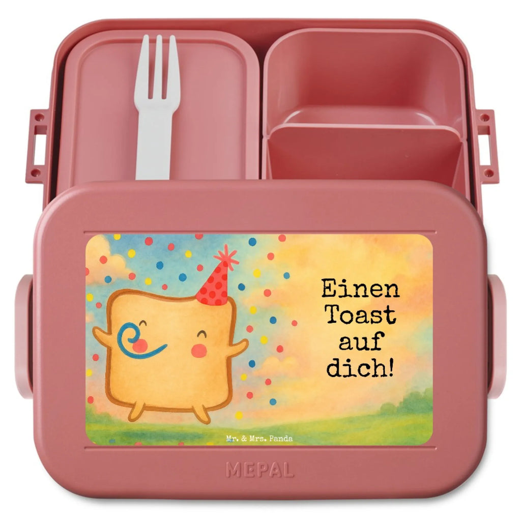 MEPAL Bentobox Toast Party Design Brotdose, Lunchbox, Bentobox, Liebe, Partner, Freund, Freundin, Ehemann, Ehefrau, Heiraten, Verlobung, Heiratsantrag, Liebesgeschenk, Jahrestag, Hocheitstag, für Ehemann, Geschenk für Freundin, Liebesbeweis, Hochzeitstag, für Männer, Geschenk für Partner, Valentinstag, Mitbringsel, Geschenk für Frauen
