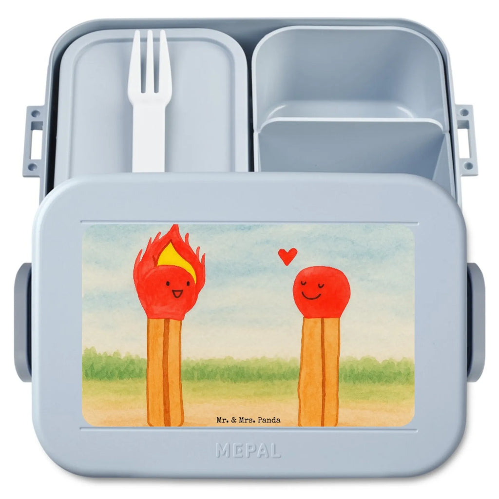 MEPAL Bentobox Streichhölzer Design Brotdose, Lunchbox, Bentobox, Liebe, Partner, Freund, Freundin, Ehemann, Ehefrau, Heiraten, Verlobung, Heiratsantrag, Liebesgeschenk, Jahrestag, Hocheitstag, Streichhölzer