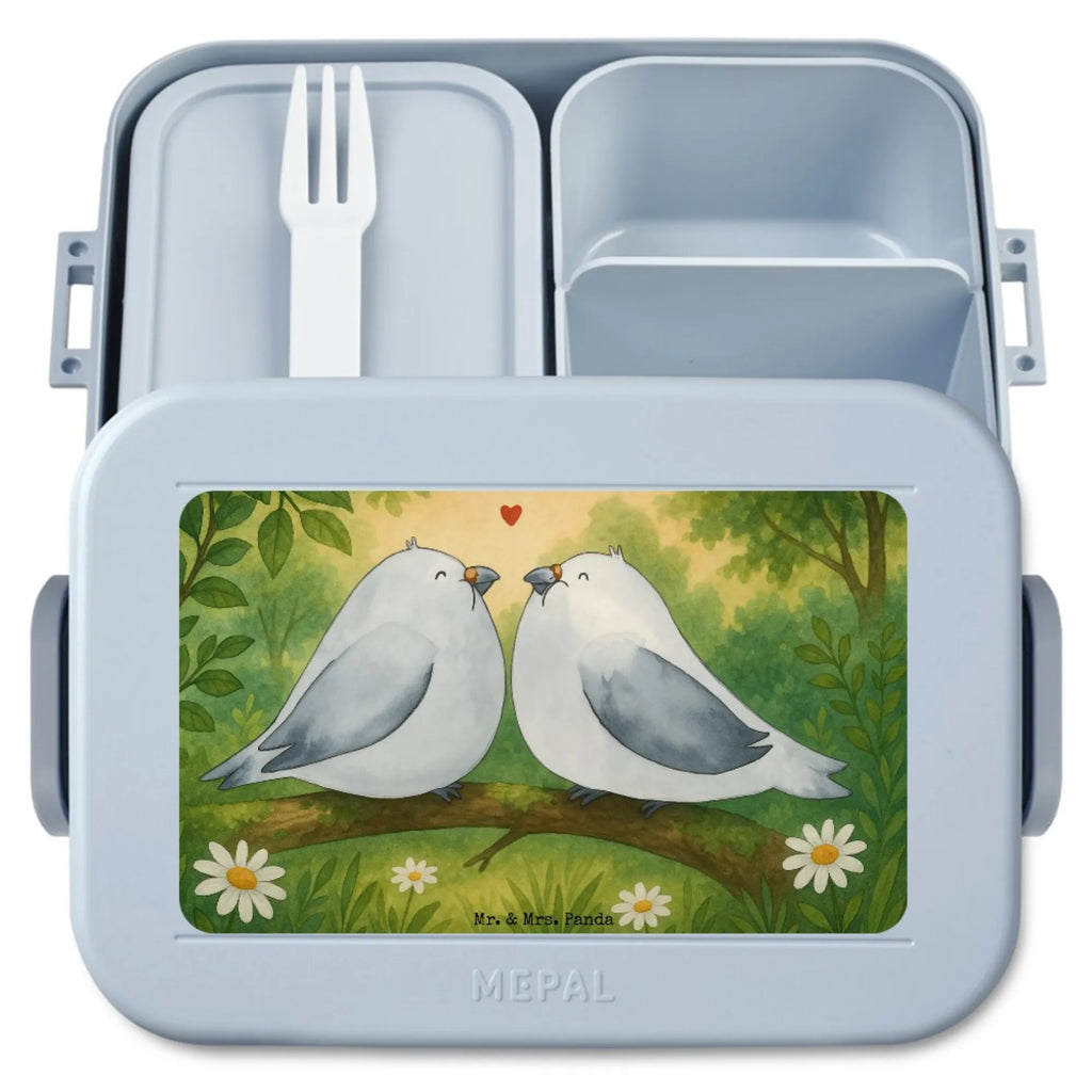 MEPAL Bentobox Turteltauben Liebe Design Brotdose, Bentobox, Lunchbox, Liebe, Partner, Freund, Freundin, Ehemann, Ehefrau, Heiraten, Verlobung, Heiratsantrag, Liebesgeschenk, Jahrestag, Hocheitstag, Verheiratet, Verliebt, Liebesbeweis, Hochzeitstag, Tauben, Turteltauben, Geschenk Freundin, Geschenk Hochzeit, Geschenk Freund, Turteltäubchen, Verlobt