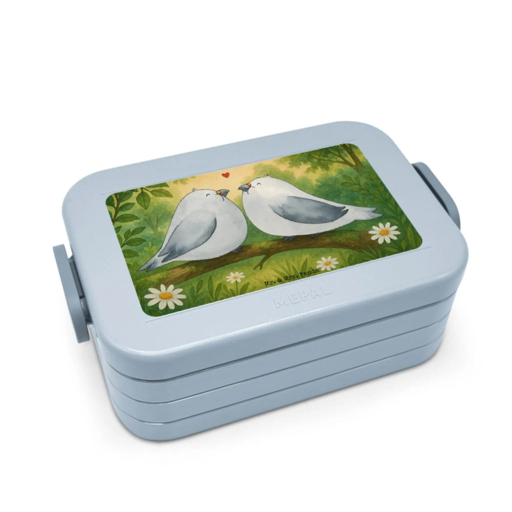 MEPAL Bentobox Turteltauben Liebe Design Brotdose, Bentobox, Lunchbox, Liebe, Partner, Freund, Freundin, Ehemann, Ehefrau, Heiraten, Verlobung, Heiratsantrag, Liebesgeschenk, Jahrestag, Hocheitstag, Verheiratet, Verliebt, Liebesbeweis, Hochzeitstag, Tauben, Turteltauben, Geschenk Freundin, Geschenk Hochzeit, Geschenk Freund, Turteltäubchen, Verlobt