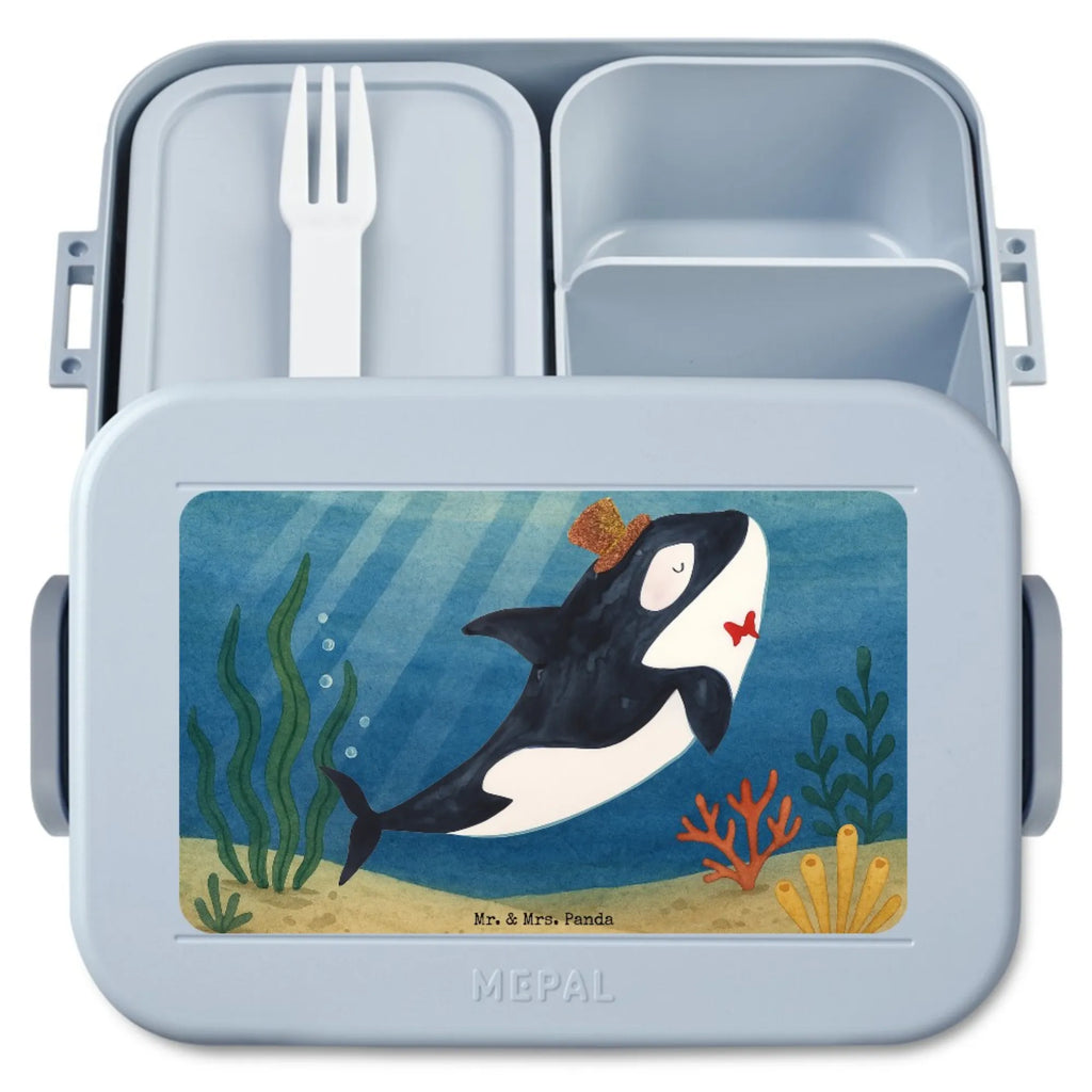 MEPAL Bentobox Orca Zylinder Design Brotdose, Lunchbox, Bentobox, Meerestiere, Meer, Urlaub, Glückwunsch, Glitter, Feier, Orca, Konfetti, Glitzer, Geburtstag, Fest, Fete, Narwal