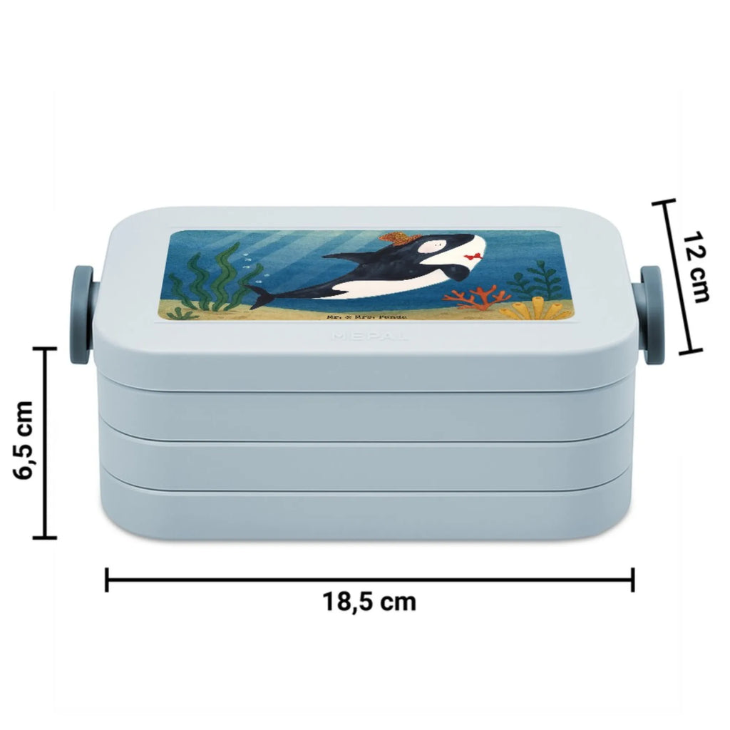 MEPAL Bentobox Orca Zylinder Design Brotdose, Lunchbox, Bentobox, Meerestiere, Meer, Urlaub, Glückwunsch, Glitter, Feier, Orca, Konfetti, Glitzer, Geburtstag, Fest, Fete, Narwal