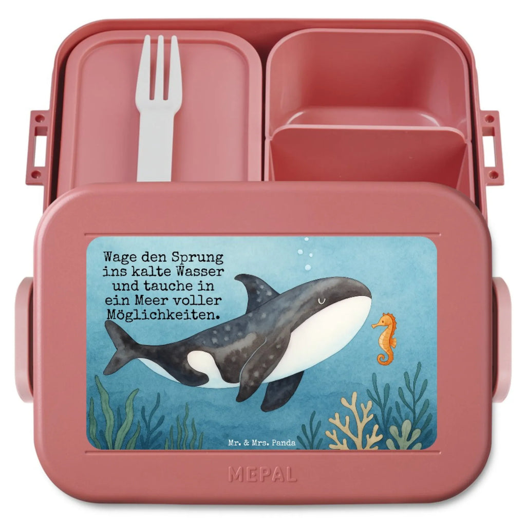 MEPAL Bentobox Orca Design Brotdose, Lunchbox, Bentobox, Meerestiere, Meer, Urlaub, Killerwal, Startup, Möglichkeiten, Büro, Arbeit, Motivation, Wal, Orca, Selbstliebe, Neustart, Orcas