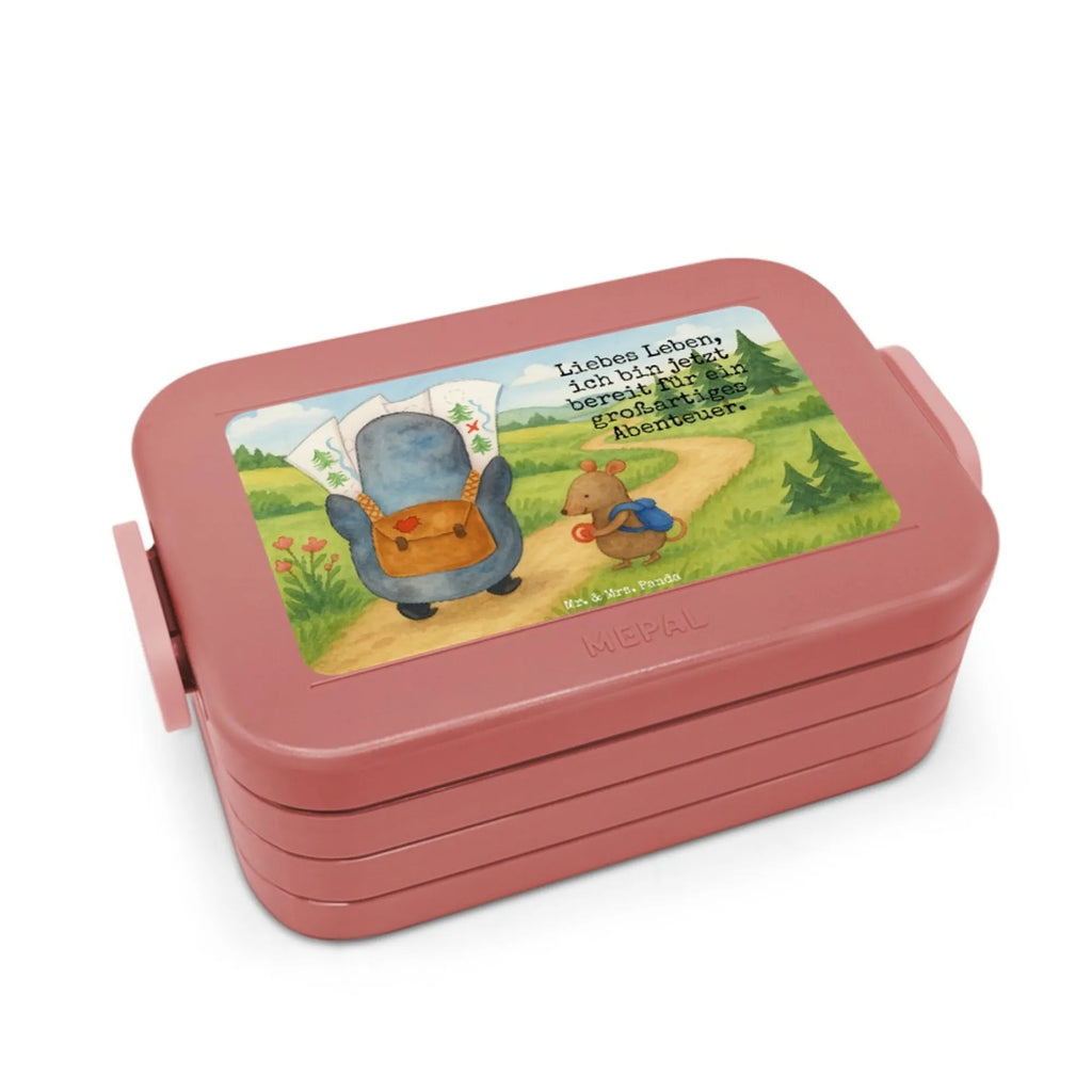 MEPAL Bentobox Pinguin & Maus Wanderer Design Bentobox, Lunchbox, Brotdose, Pinguin, Abenteuer, wandern, Pinguine, Abenteurer, Roadtrip, Wanderlust, Ausflug