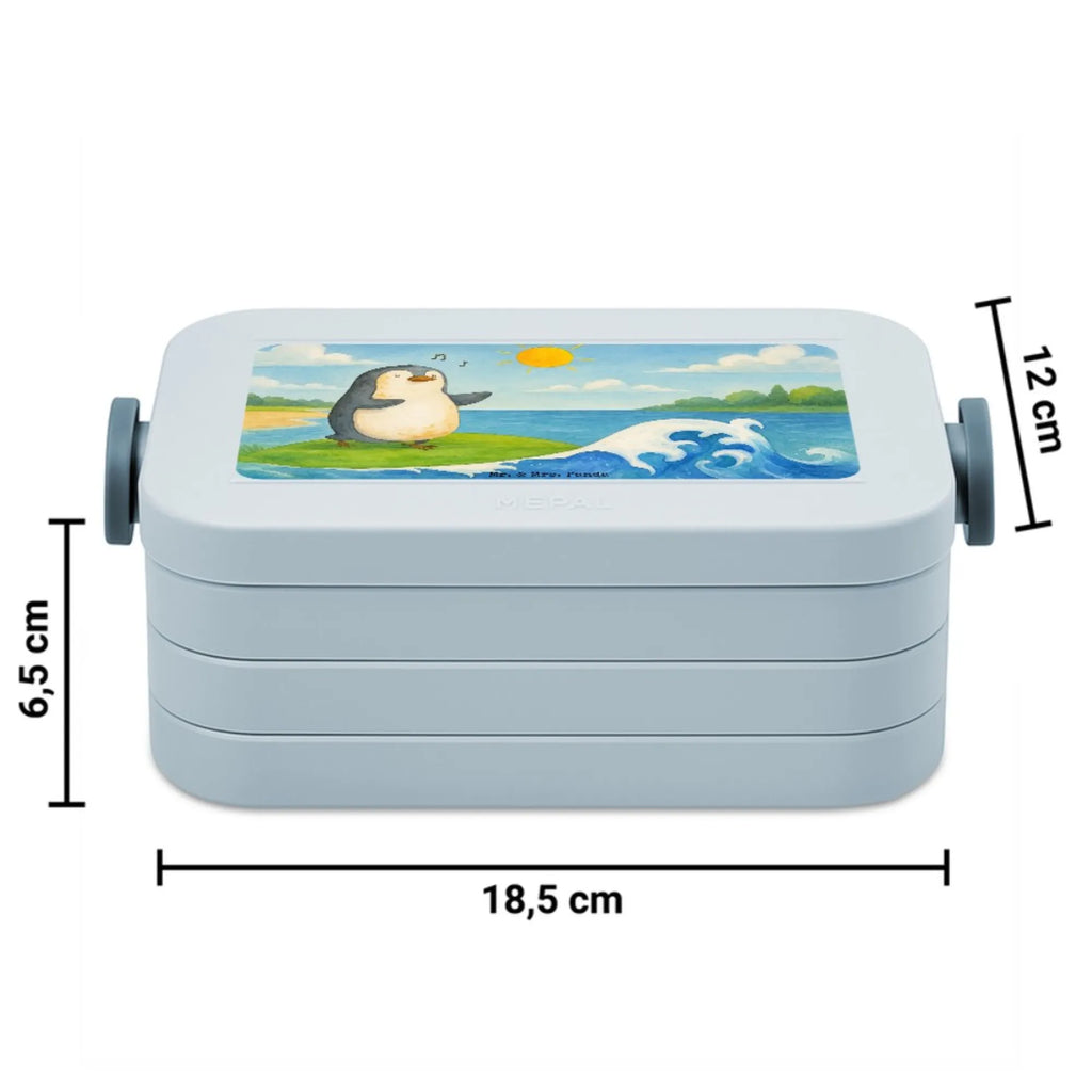 MEPAL Bentobox Pinguin Surfer Design Bentobox, Lunchbox, Brotdose, Pinguin, Portugal, Wellen, surfen, Surfer, Urlaub, Pinguine, Hawaii, Wellen reiten