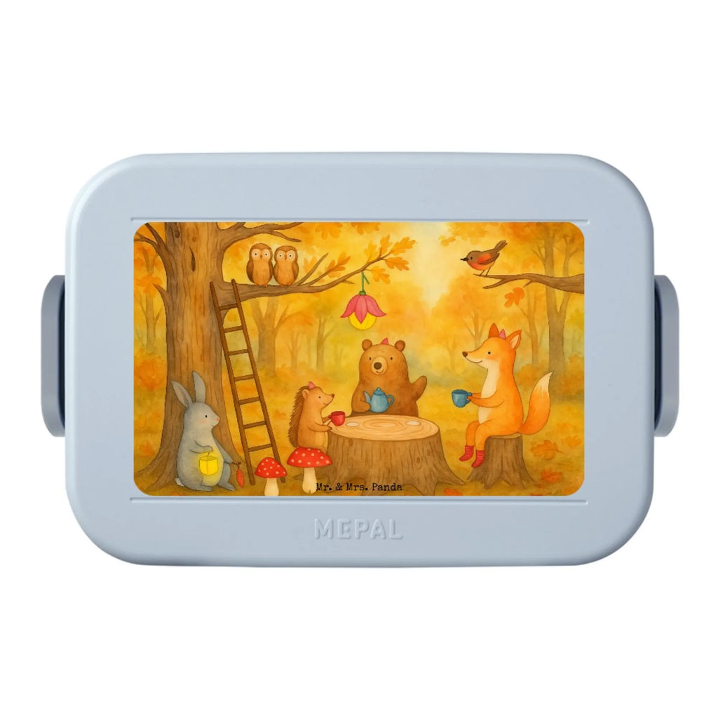 MEPAL Bentobox Waldtiere Picknick Design Bentobox, Lunchbox, Brotdose, Tiermotive, Gute Laune, lustige Sprüche, Tiere, Fuchs, Wald, Hase, Picknick, Igel, Waldtiere, Maus, Eichhörnchen