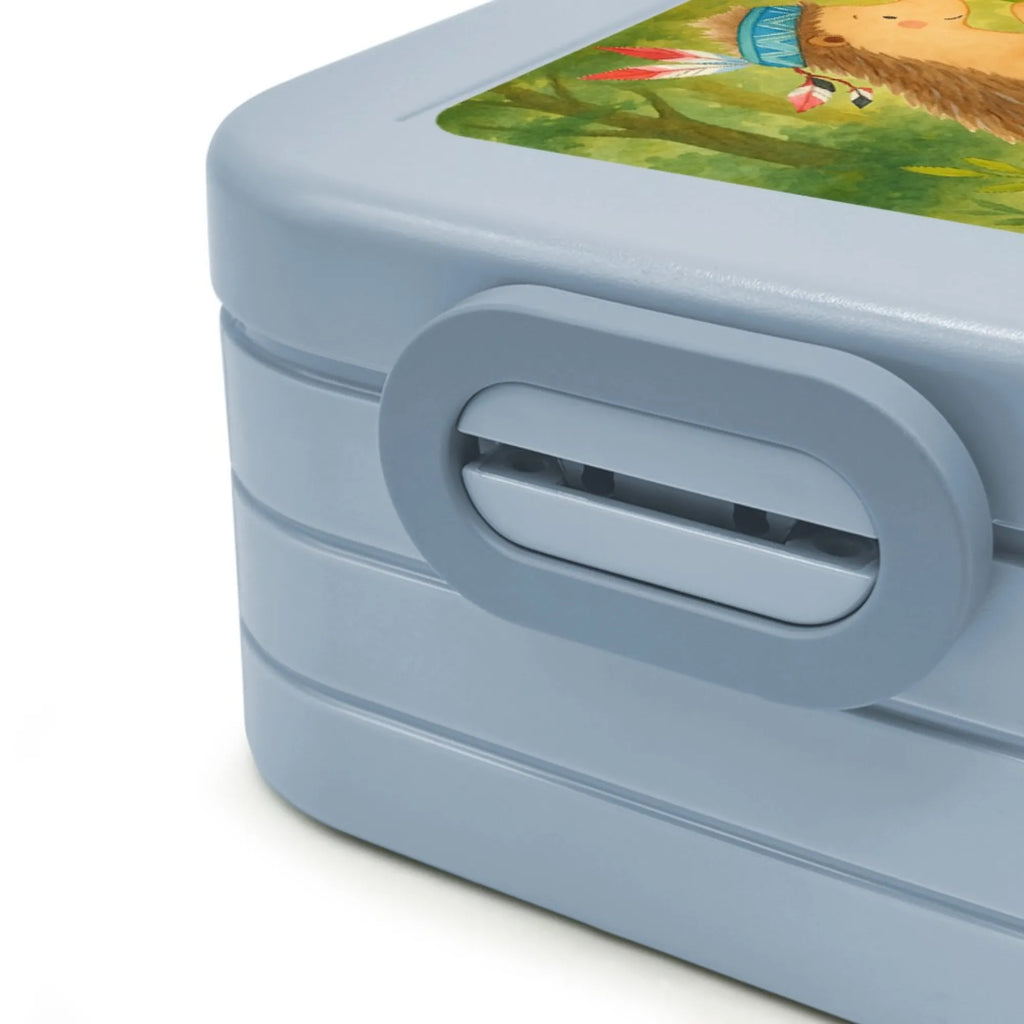 MEPAL Bentobox Igel Federschmuck Design Brotdose, Bentobox, Lunchbox, Waldtiere, Tiere, Lagerfeuer, Indianer, Camping, Igel, Abenteuer
