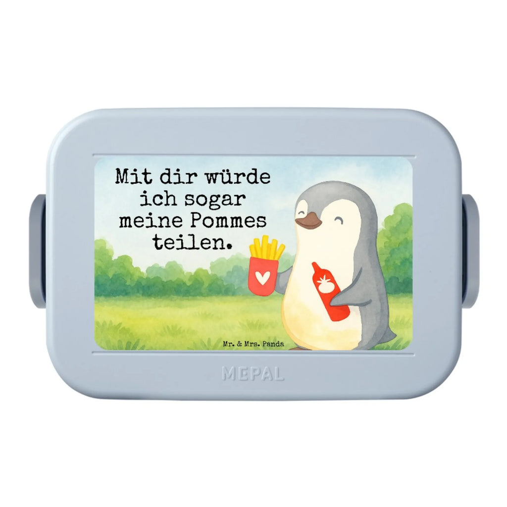 MEPAL Bentobox Pinguin Pommes Design Bentobox, Brotdose, Lunchbox, Liebe, Partner, Freund, Freundin, Ehemann, Ehefrau, Heiraten, Verlobung, Heiratsantrag, Liebesgeschenk, Jahrestag, Hocheitstag, Hochzeitstag, Geschenk für Partner, Geschenk für Frauen, für Männer, Geschenk für Freundin, für Ehemann, Valentinstag, Liebesbeweis, Mitbringsel