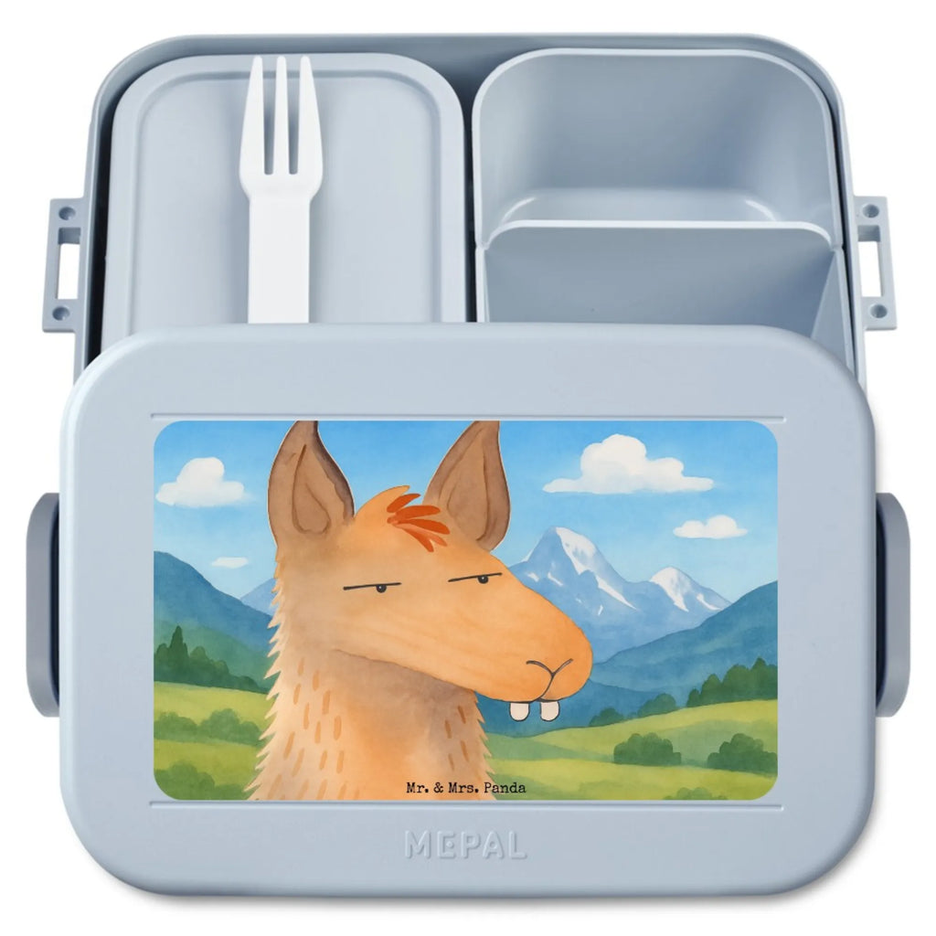 MEPAL Bentobox Lamakopf Genervt Design Lunchbox, Brotdose, Bentobox, Lama, Alpaka, Lamas, Büro, Büroalltag, Azubi, Chef, Chefin, genervt sein, Partnerin, Freundin, beste Freundin, Recht haben