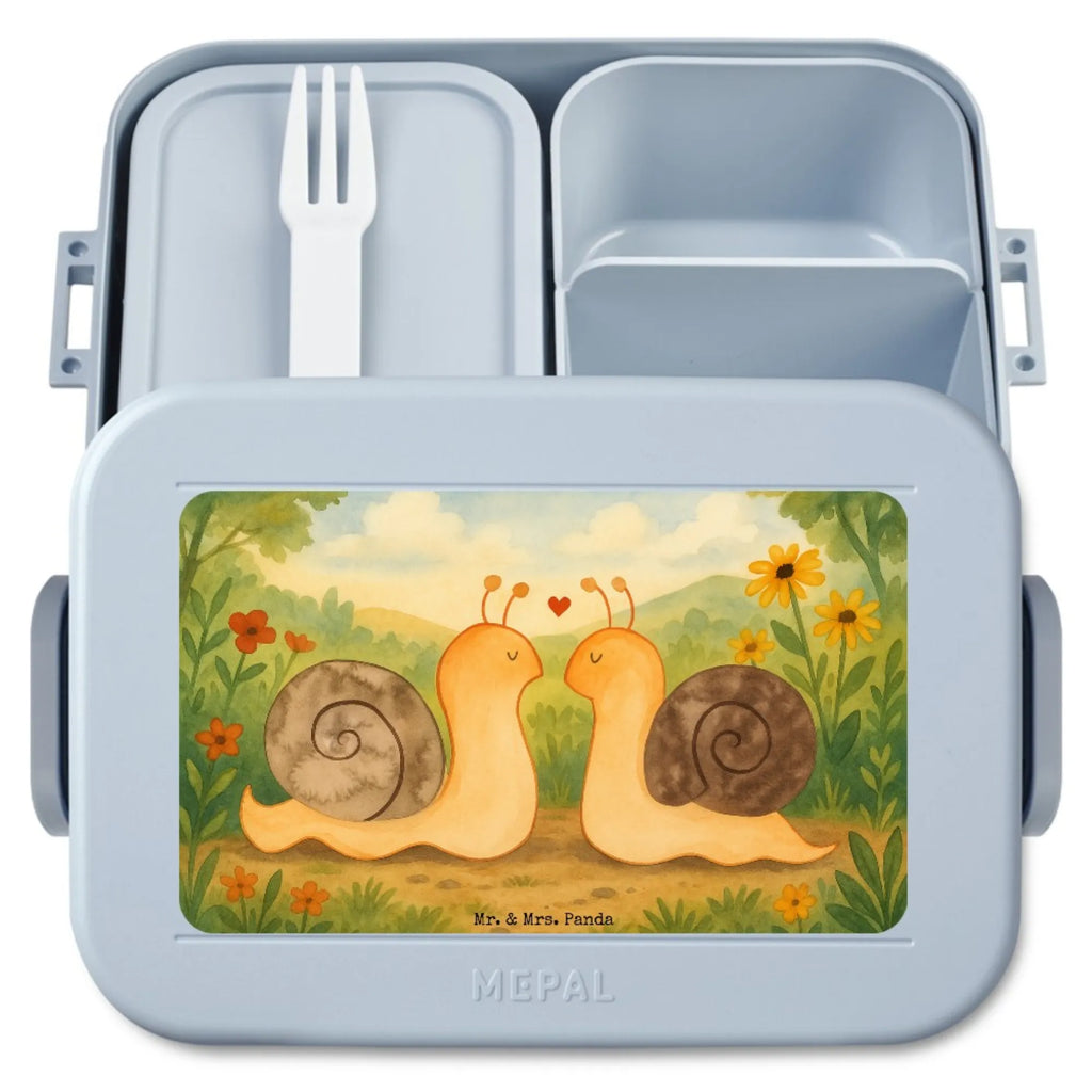 MEPAL Bentobox Schnecken Liebe Design Lunchbox, Brotdose, Bentobox, Liebe, Partner, Freund, Freundin, Ehemann, Ehefrau, Heiraten, Verlobung, Heiratsantrag, Liebesgeschenk, Jahrestag, Hocheitstag