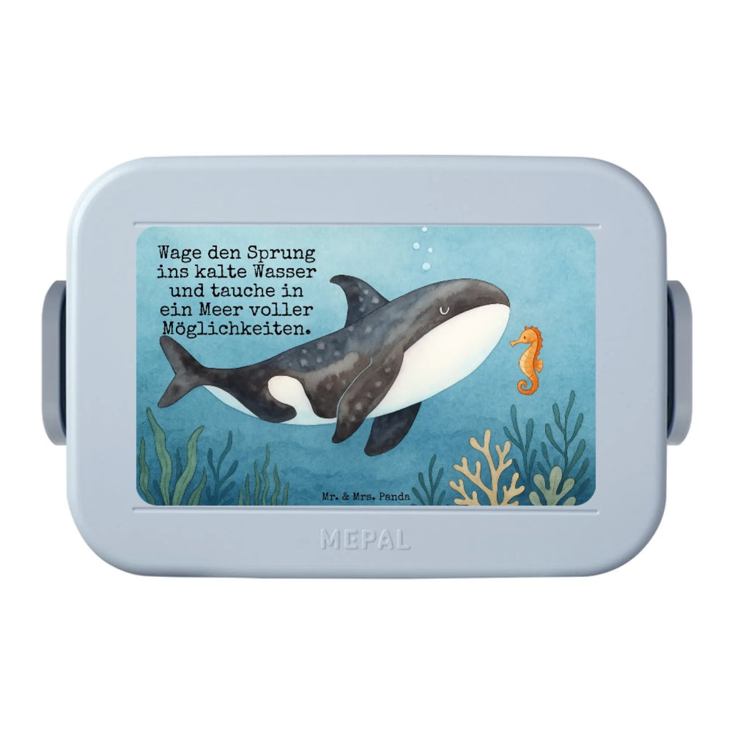 MEPAL Bentobox Orca Design Brotdose, Lunchbox, Bentobox, Meerestiere, Meer, Urlaub, Killerwal, Startup, Möglichkeiten, Büro, Arbeit, Motivation, Wal, Orca, Selbstliebe, Neustart, Orcas
