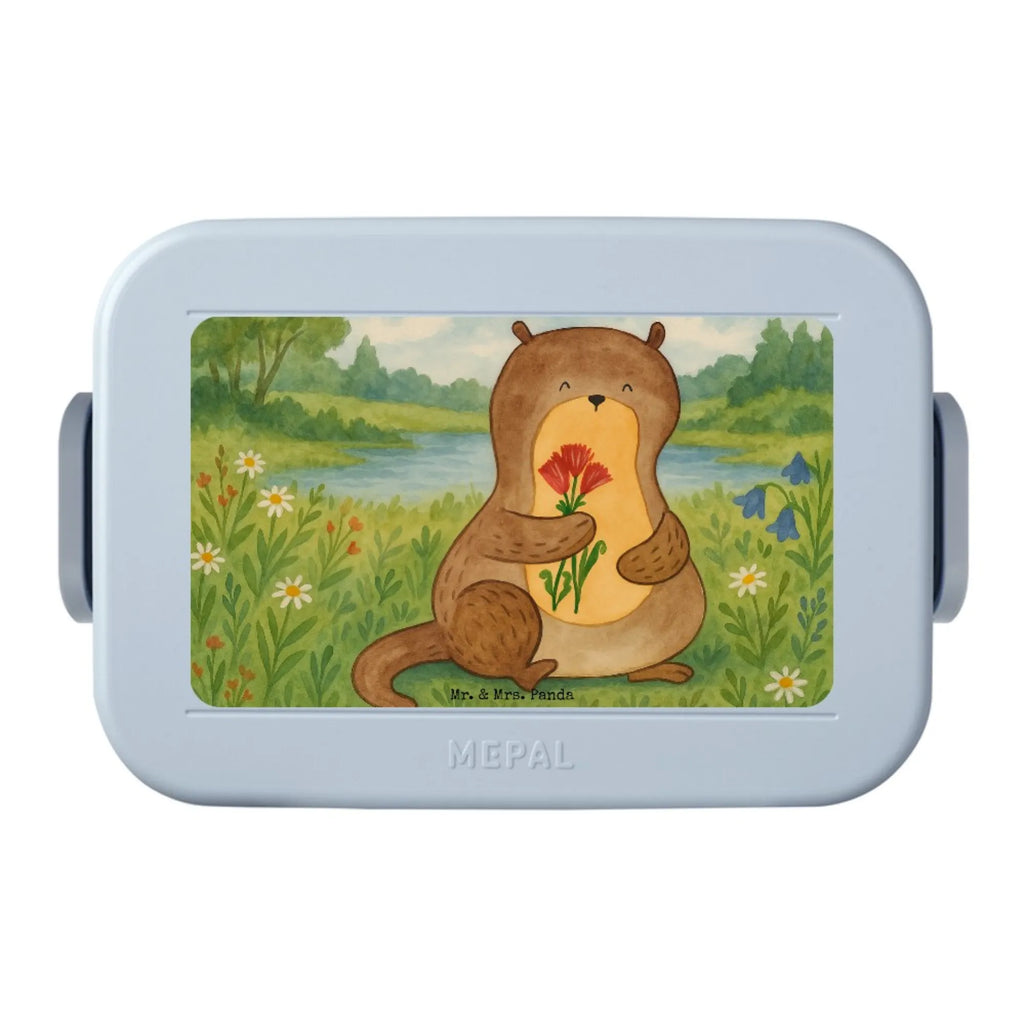 MEPAL Bentobox Otter Blumenstrauß Design Bentobox, Lunchbox, Brotdose, Otter, Fischotter, Seeotter, Otter Seeotter See Otter