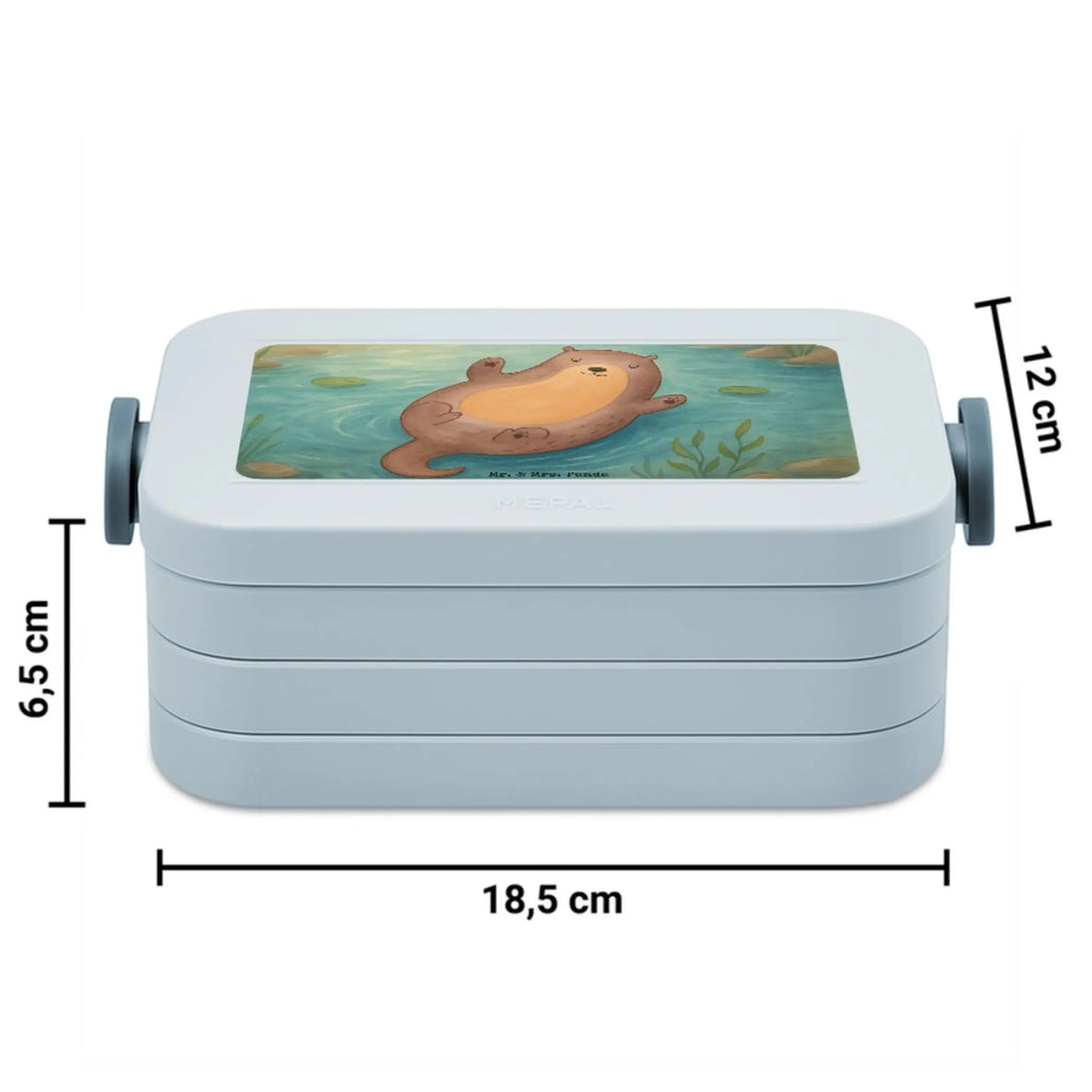 MEPAL Bentobox Otter Umarmen Design Bentobox, Brotdose, Lunchbox, Otter, Fischotter, Seeotter, Otter Seeotter See Otter