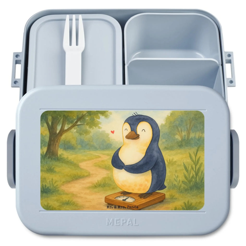 MEPAL Bentobox Pinguin Diät Design Lunchbox, Brotdose, Bentobox, Pinguin, Diät, Abnehmen, Körperliebe, Abspecken, Selbstrespekt, Motivation, Selbstliebe, Gewicht, Pinguine