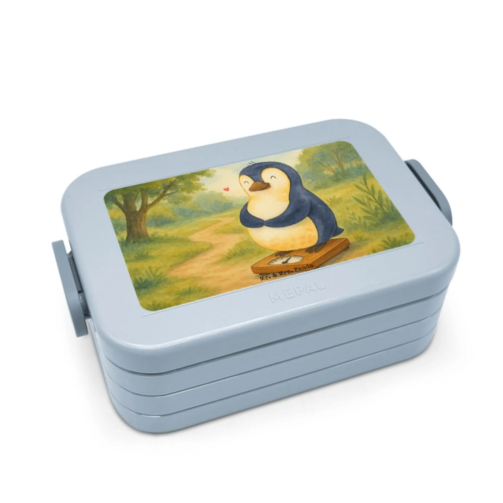 MEPAL Bentobox Pinguin Diät Design Lunchbox, Brotdose, Bentobox, Pinguin, Diät, Abnehmen, Körperliebe, Abspecken, Selbstrespekt, Motivation, Selbstliebe, Gewicht, Pinguine