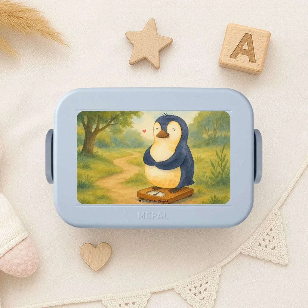 MEPAL Bentobox Pinguin Diät Design Lunchbox, Brotdose, Bentobox, Pinguin, Diät, Abnehmen, Körperliebe, Abspecken, Selbstrespekt, Motivation, Selbstliebe, Gewicht, Pinguine